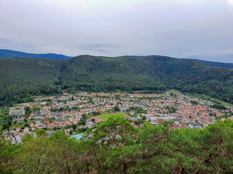 Blick vom Teufelsfelsen (Foto: Holger Knecht)