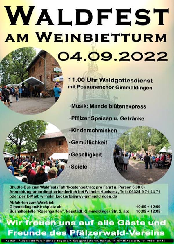 Waldfest am Weinbietturm