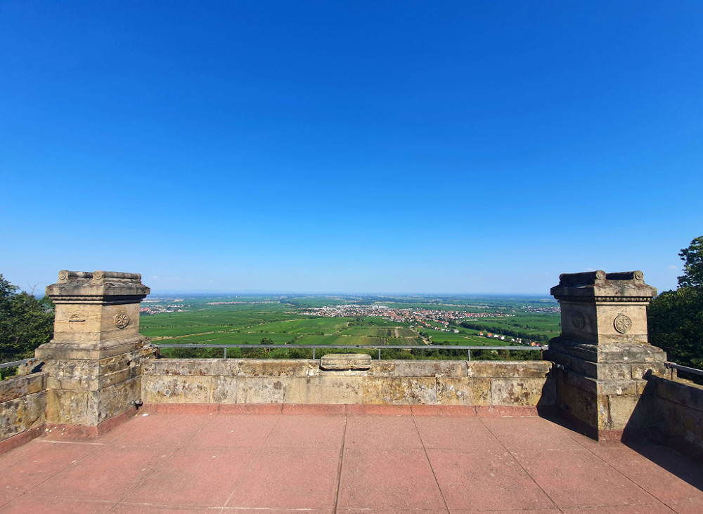 Tolle Aussicht auf Edenkoben. (Foto: Holger Knecht)