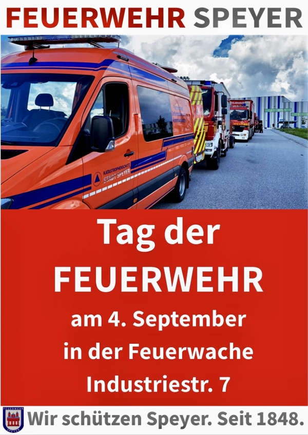 Plakat Tag der Feuerwehr