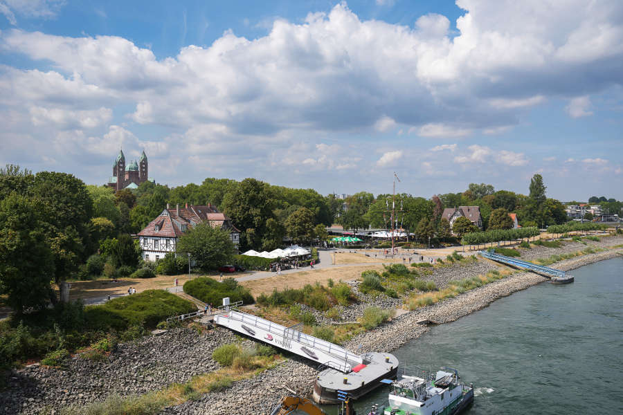 Rheinuferpromenade in Speyer (Foto: Holger Knecht)