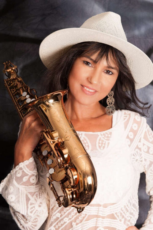 Saxophonistin Celia Baron (Foto: privat)