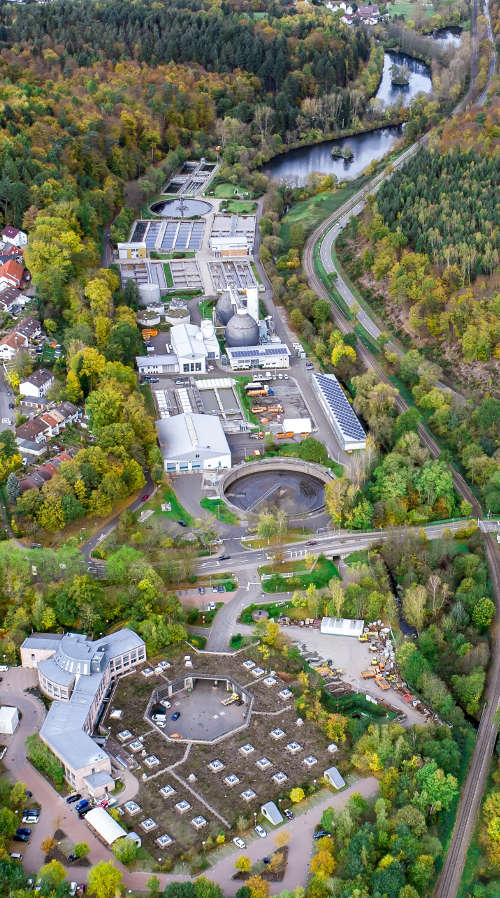 Das Betriebsgelände am Blechhammerweg 50 (Foto: WVE GmbH Kaiserslautern)