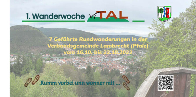 1. Wanderwoche ViTAL in der Verbandsgemeinde Lambrecht (Pfalz)