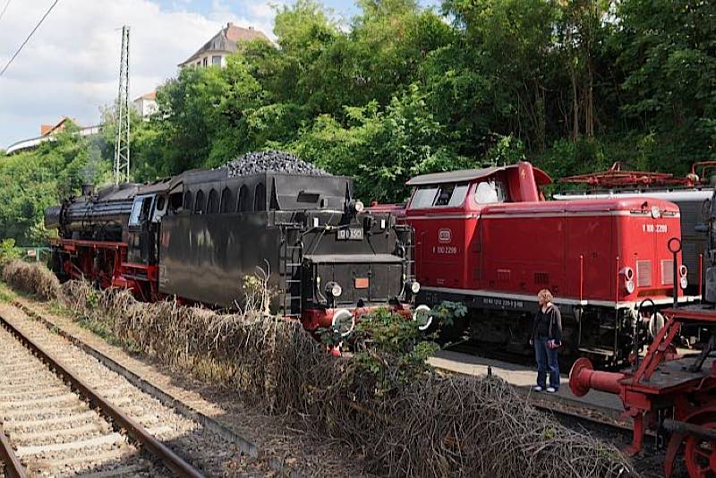 Eisenbahnen am Eisenbahnmuseum Neustadt (Foto: Holger Knecht)