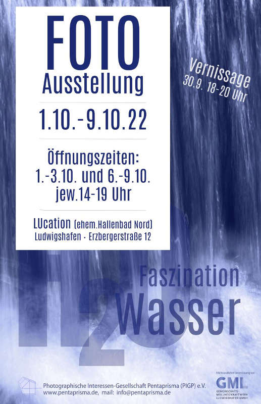 Ausstellung Wasser Plakat (Quelle: GML)