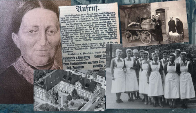Ausstellungs-Collage "150 Jahre DRK-Schwesternschaft in Neustadt" (Quelle: DRK Schwesternschaft Rheinpfalz-Saar e.V.)