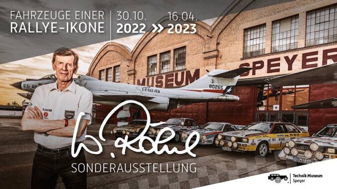 Walter Röhrl beim Revival der Olympia-Rallye am 11. August in Speyer. (Quelle: TMSP)