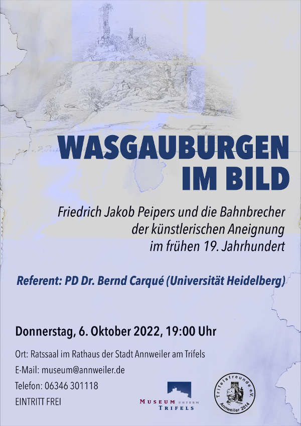 Kunsthistorischer Vortrag am 06. Oktober 2022 in Annweiler am Trifels