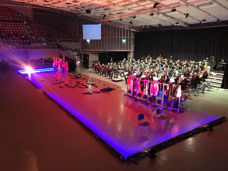 Le Sacre du Printemps in der Friedrich Ebert Halle (Foto: Dt. Staatsphilharmonie)