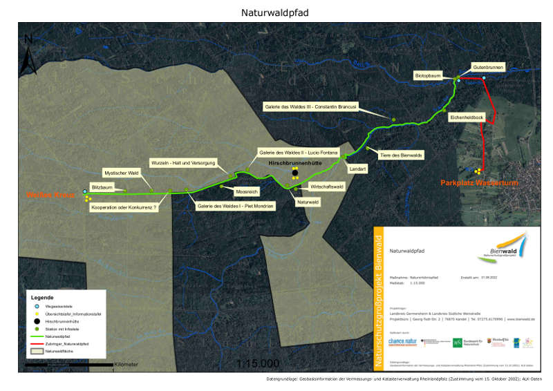 Übersicht Naturwaldpfad