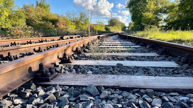 Zellertalbahn-Gleise (Foto: Kreisverwaltung Donnersbergkreis)