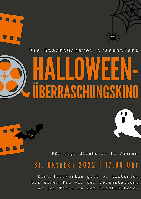 Halloween-Überraschungskino in der Stadtbücherei (Foto: Stadtverwaltung Neustadt)