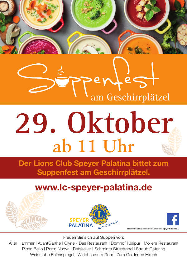 Lions Suppenfest Plakat