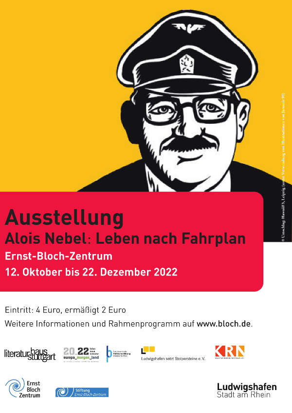 Sonderausstellung "Alois Nebel. Leben nach Fahrplan" vom 12. Oktober bis 22. Dezember in Ludwigshafen