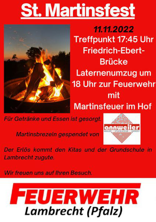 St. Martinsfest in Lambrecht