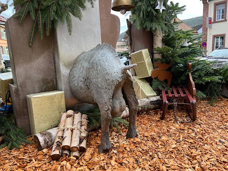 Weihnachtsbrunnen Lambrecht 2022 (Foto: Holger Knecht)