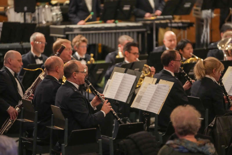 Das Landespolizeiorchester Rheinland-Pfalz in der Friedenskirche Ludwigshafen (Foto: Holger Knecht)