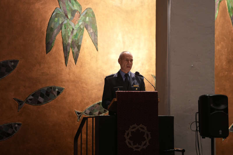 Das Landespolizeiorchester Rheinland-Pfalz in der Friedenskirche Ludwigshafen (Foto: Holger Knecht)