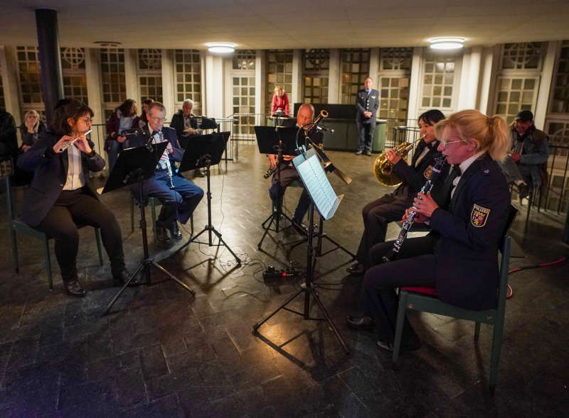 Das Landespolizeiorchester Rheinland-Pfalz in der Friedenskirche Ludwigshafen (Foto: Holger Knecht)