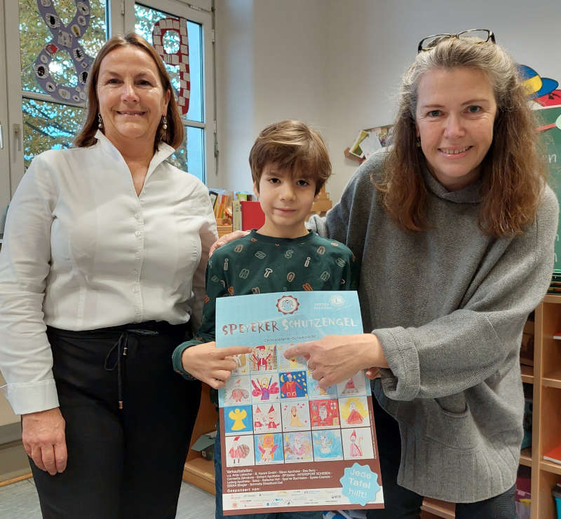 Alison Grewenig, Levi Duttenhöfer, Vibeke Walger (Foto: Lions Club Speyer Palatina)