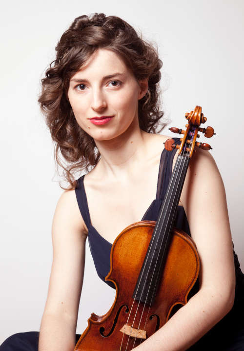 Violinsolistin Anna Göckel