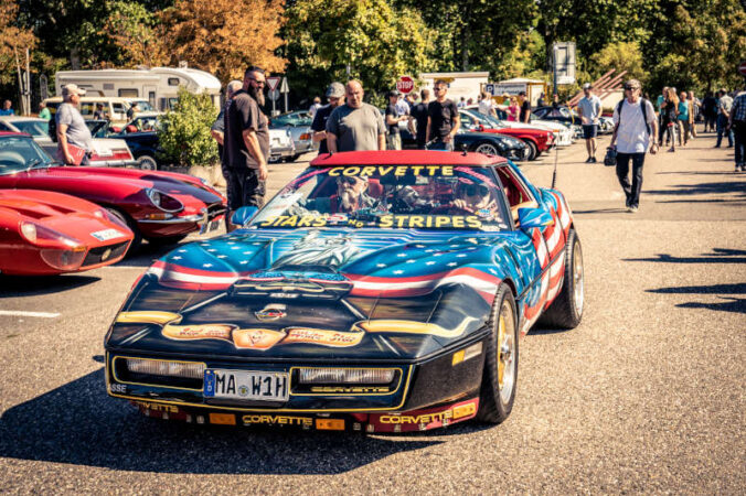 Corvette beim Benzingespräch in Speyer. (Foto: TMSP)