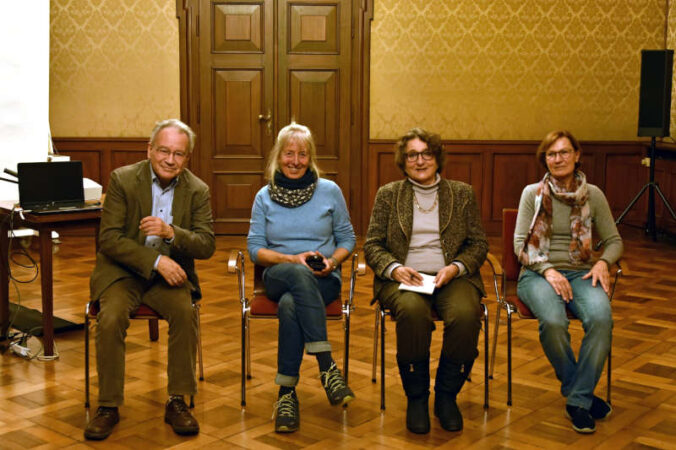 Dr. Martin Kornmann, Kathrin Kirsch, Juliane Zech, Claudia Degott (Foto: Bernhard Bumb)