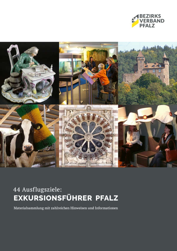 Für die Freizeit: „44 Ausflugsziele: Exkursionsführer Pfalz“ (Foto: Bezirksverband Pfalz)