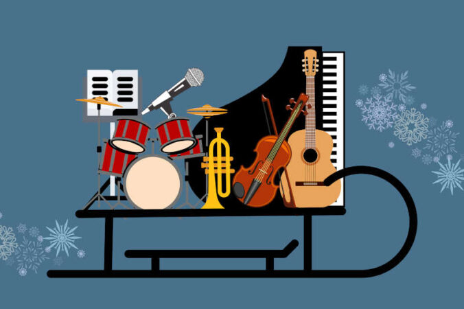 Symbolbild Musikinstrumente Weihnachten (Foto: Pixabay/Rosy)