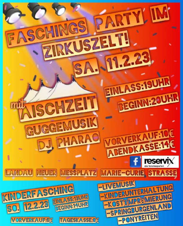 Fasching im Zelt