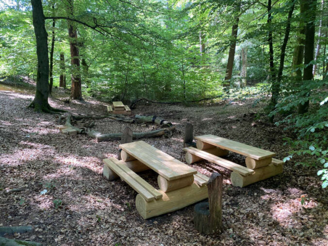 In Birkenhördt wurde die Aufwertung eines Waldplatzes als Kleinstprojekt von der LAG gefördert. (Foto: entra)