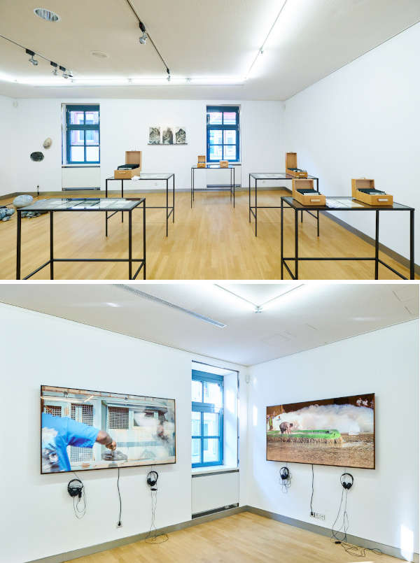 Ausstellungsansichten Catherine Sanke und Yalda Afsah (Fotos: Steffen Beck)
