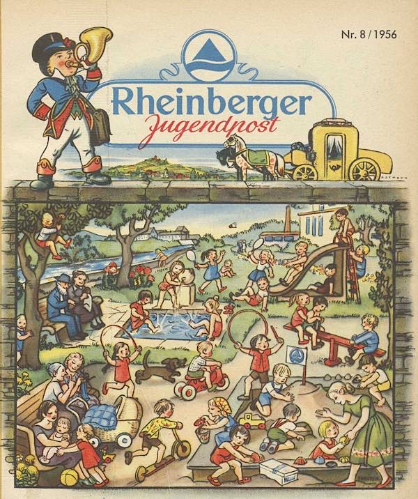 Deckblatt der Rheinberger Jugendpost aus dem Jahr 1956
