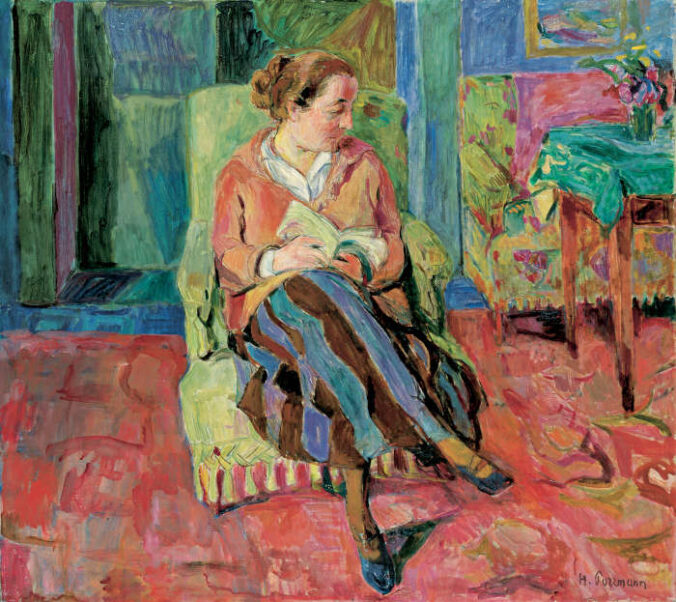 Hans Purrmann, Bildnis Mathilde Vollmoeller-Purrmann, 1924, Öl auf Leinwand, Privatbesitz, © VG Bild-Kunst, Bonn 2023