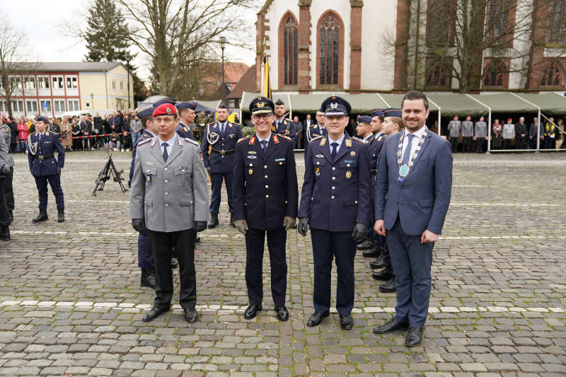 Gelöbnis Kandel 2023 Luftwaffenausbildungsbataillon ABC-Abwehrbataillon750Baden (Foto: Holger Knecht)