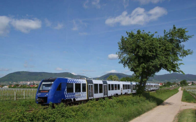 Elsass-Express an der Weinstraße (Foto: Fritz Engbarth)