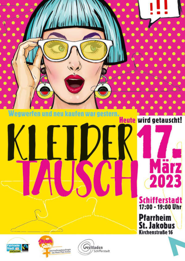 Kleidertausch-Plakat