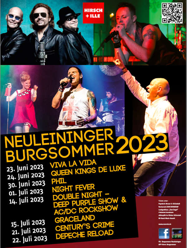 Plakat Burgsommer 2023