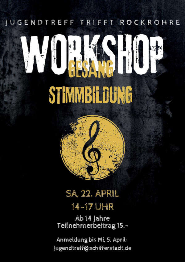 Plakat Gesangsworkshop