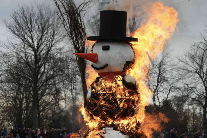 Winterverbrennung in Speyer (Foto: Holger Knecht)