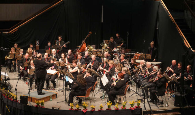 Der Musikverein Haßloch beim Frühjahrskonzert 2023 (Foto: Holger Knecht)