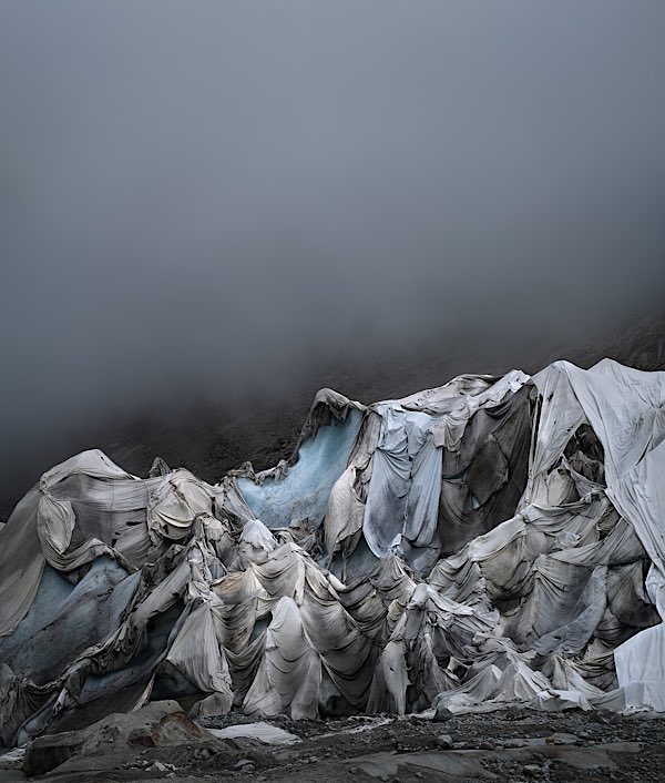 Thomas Wredes „Rhônegletscher IV“ von 2020 (Foto: Thomas Wrede, © VG Bild-Kunst 2023)