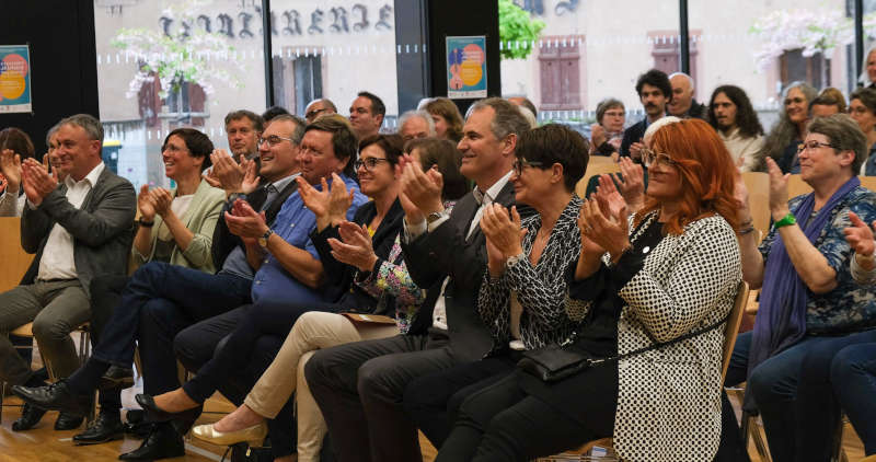 Gäste des Europatag-Konzerts in Weißenburg.( Foto: KV SÜW)