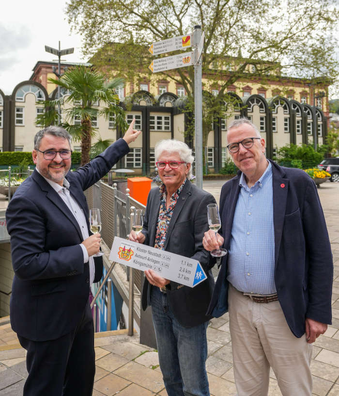  Oberbürger Marc Weigel, Norbert Schied (Vorsitzender Innenstadtbeirat) und Martin Franck (Geschäftsführer TKS)