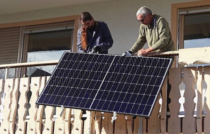 Mit Balkonkraftwerken Sonnenenergie (Foto: HS KL)