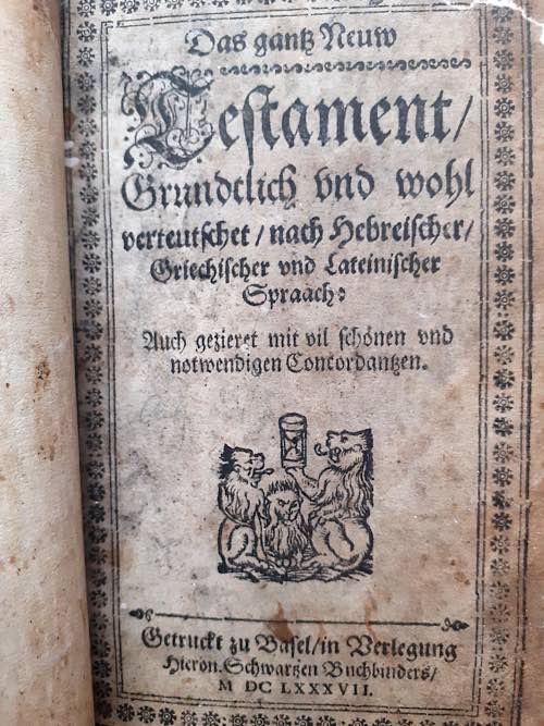 Reisebibel 1687 (Foto: Bibelmuseum)
