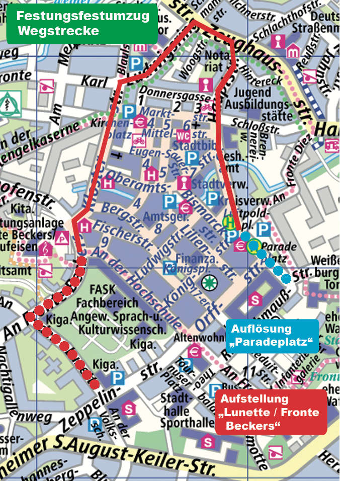 Festungsfestumzug Germersheim 2023