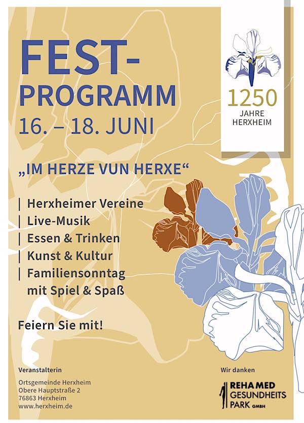 Festprogramm Herxheim 2023