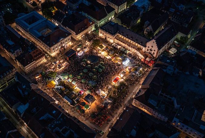 Landauer Sommer in der Innenstadt statt. (Quelle: pfalzvision)